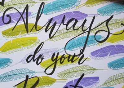 Artist Edition: Calligraphy with Watercolors